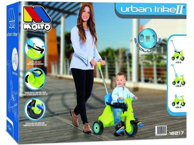 Comprar en oferta Molto Urban Trike II City 3 en 1 verde