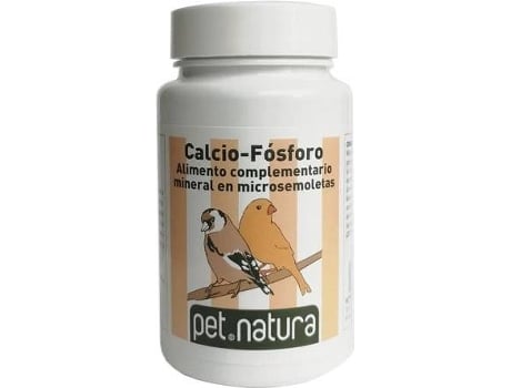 Complemento Alimenticio de Pájaros PETNATURA Calcio Fósforo (100g)