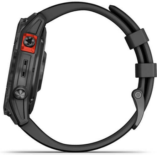 Reloj Deportivo GARMIN Fenix 7 Solar (Bluetooth - Hasta 14 días de autonomia con Energia Solar - Negro)