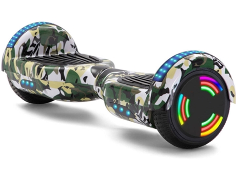 Hoverboard E-RIDES WF15 Verde (Altavoz Bluetooth|Autonomía: 30-60 min| Velocidad Máx: 12 km/h)