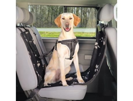 TRIXIE Funda asiento de coche para perro 65x145 cm negro y beige 1323