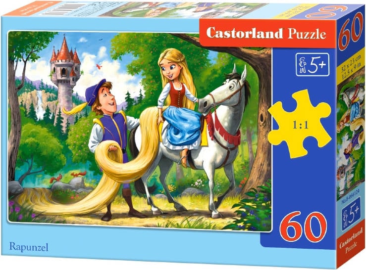 Puzzle Castorland Rapunzel 60 piezas rompecabezas niños 5 años 320 mm