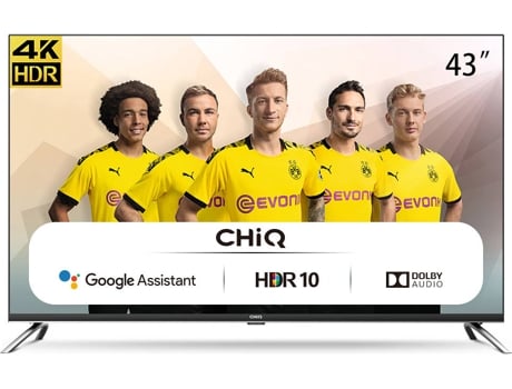 TV CHIQ U43H7A (LED - 43'' - 4K Ultra HD - Smart TV)