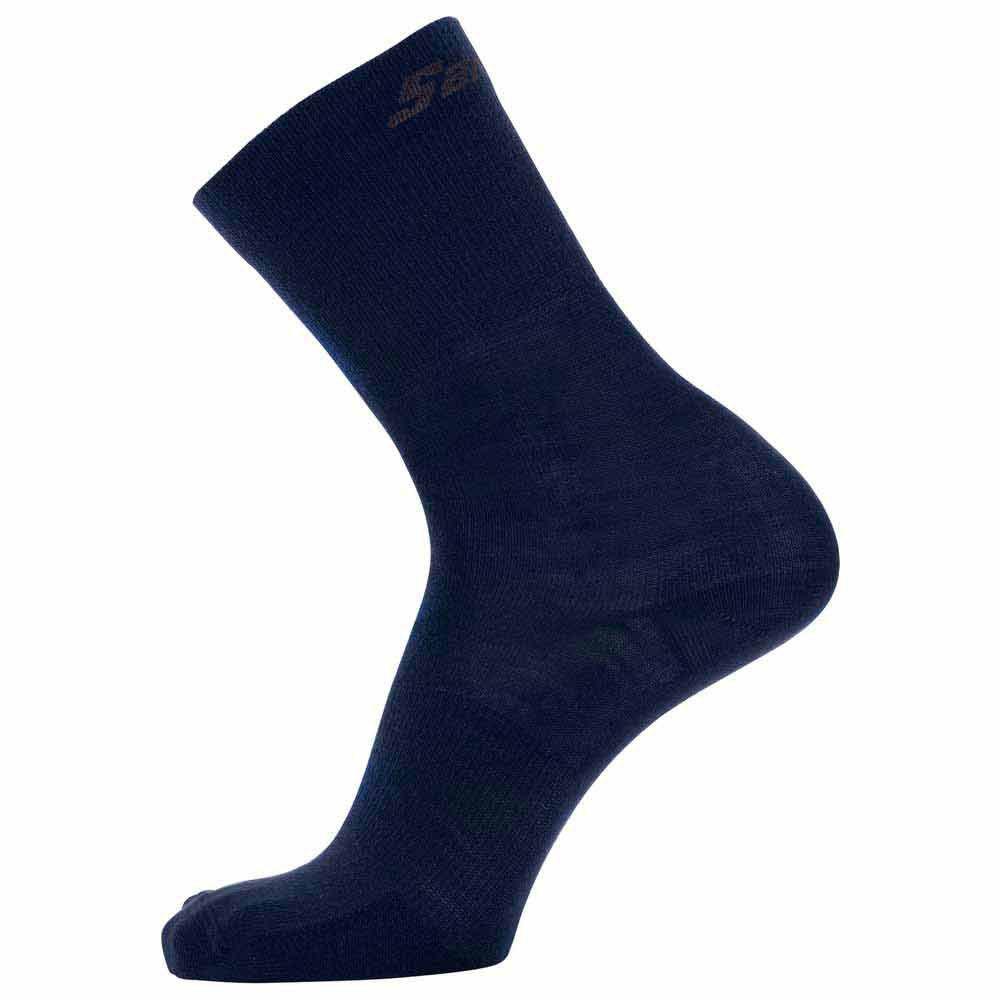 Calcetines para Hombre SANTINI Wool Azul para Ciclismo (EU 44 - 47)