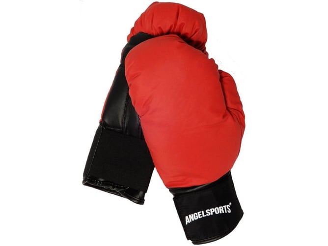 Unbekannt Guantes Boxeo del deportes niños negro rojo para interior y exterior angel sports 704012