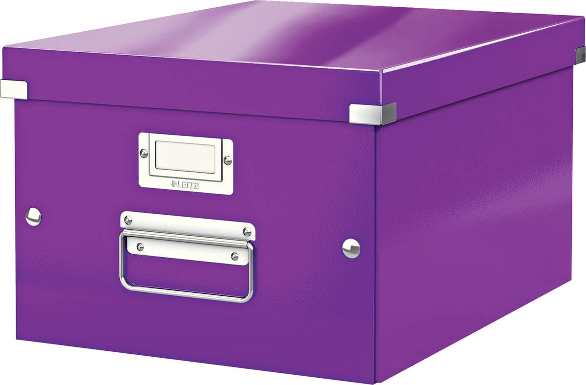 Caja LEITZ 60440062 (Violeta - 28.1x20cm - A4 - 16.7 L - Polipropileno)