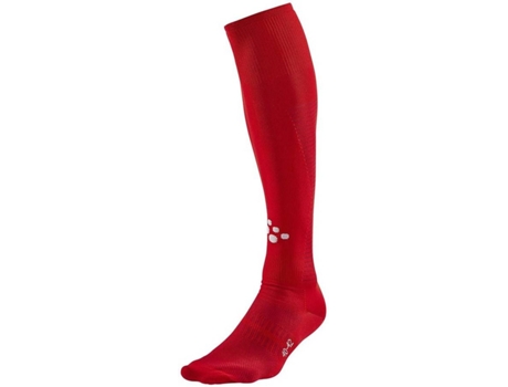 Calcetines para Hombre CRAFT Pro Control Rojo para Fútbol (EU 46 - 48)