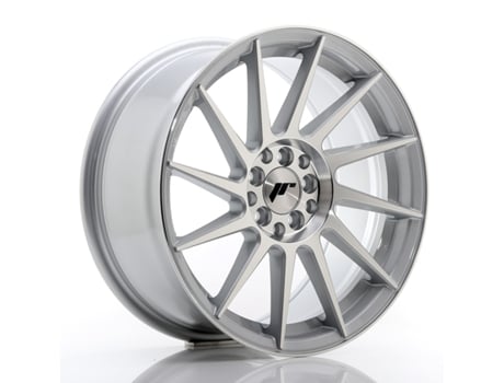 Llanta Japan Racing Jr22 17X8 Et 25 4X100 4X108 Cb 73,1 Silver