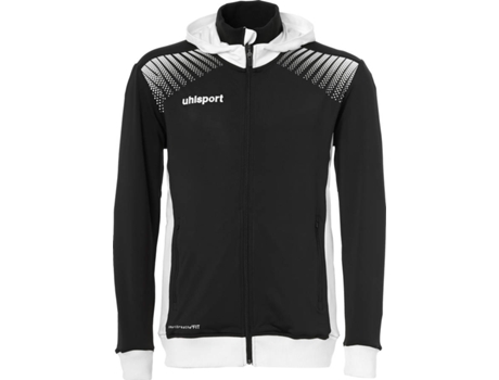 Chaqueta con Capucha UHLSPORT Goal Tec (Negro y Blanco - XL)