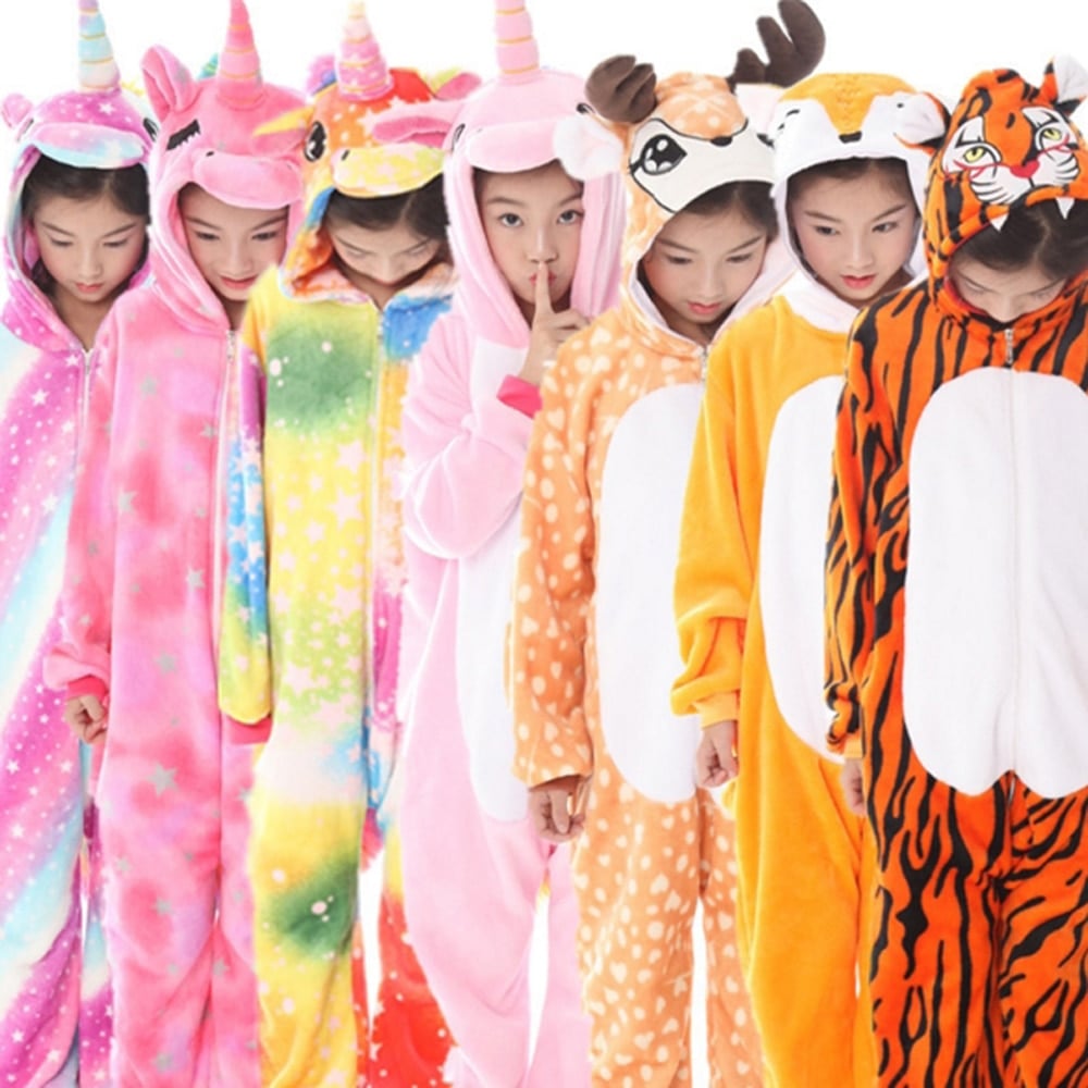 Pijamas SLOWMOOSE de Invierno Niños Costura Niños Cosplay Costura