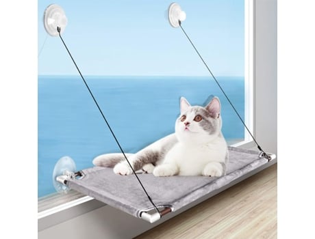 Hamaca Para Gatos Hamaca Con Ventana Para Gatos Litera Con Ventana Para Gatos Con Botón Ventosa Tomar El Sol ELKUAIE