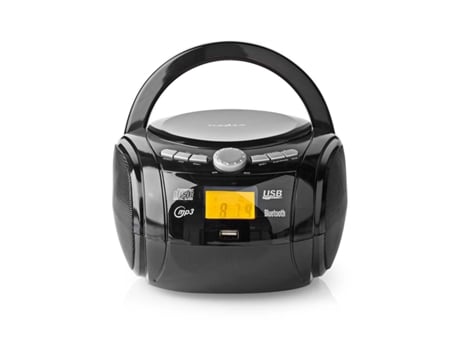 Reproductor de CD Boombox NEDIS Spbb100Bk