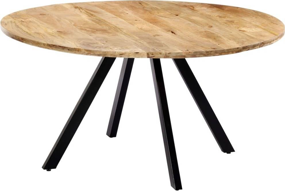 Mesa de Comedor VIDAXL 247849 (Madera de Manguera Maciza - 150x73 cm)