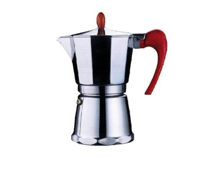 Cafetera aluminio full induccion venezia rosa 6 tazas