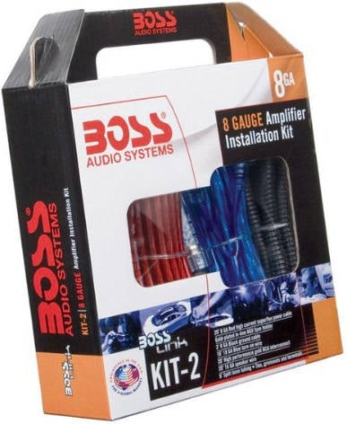 Boss Kit2 Car de coche negro azul gris rojo sonido