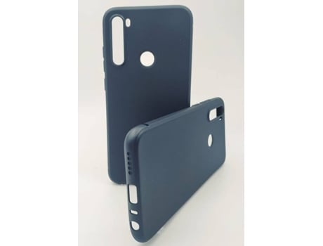 Funda Carcasa silicona borde metalizado negro Xiaomi Redmi Note 8 Pro