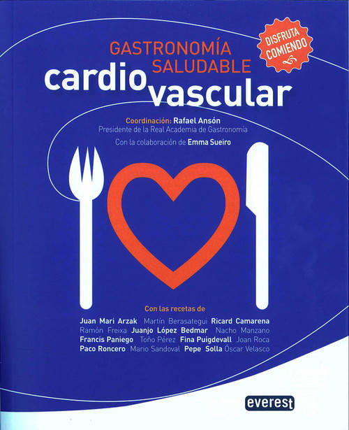 Saludablecardiovascular Tapa Blanda libro gastronomia cardiovascular de rafael anson español