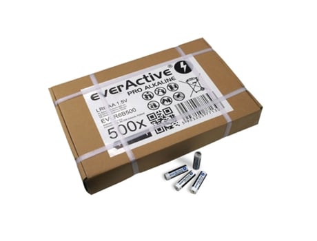 Juego de 500 Pilas EVERACTIVE AA / LR6 1,5 Volts