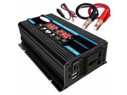 Nuevo inversor de corriente para automóvil 4000W - Negro (12V a 220V) TUSERXIN