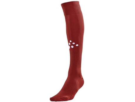 Calcetines para Hombre CRAFT Squad Solid Rojo para Fútbol (EU 43 - 45)