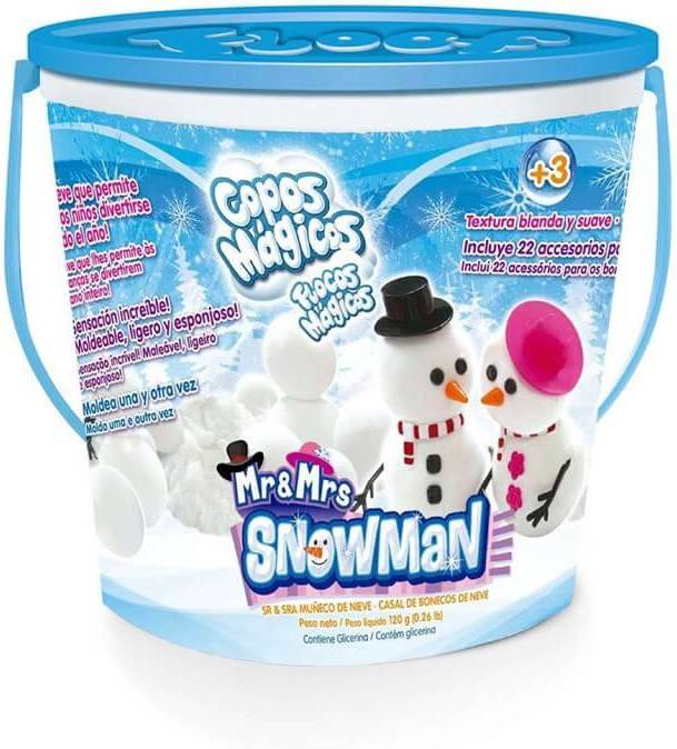 Cubos DISFRAZZES Copitos Magicos Sr y Sra Muñeco de Nieve + Moldes