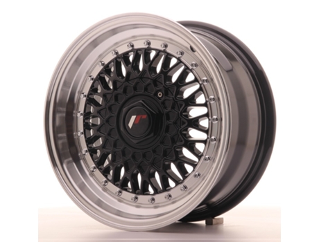 Llanta Japan Racing Jr9 15''X7 Et 20 4X108 4X100 Cb 74,1 Negro