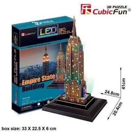 Puzzle 3D TOY PLANET Empire State Led 38 Piezas