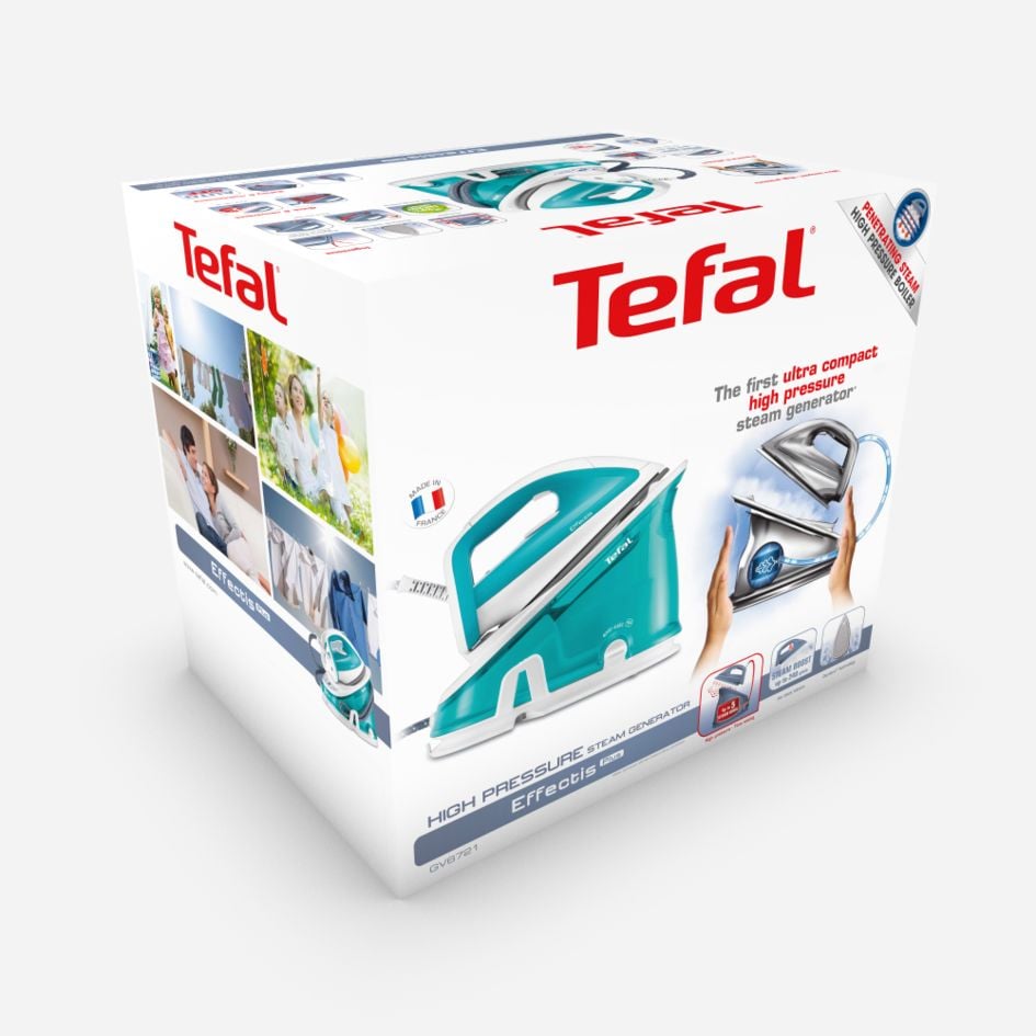 Centro de planchado TEFAL GV6721 Effectis Plus (Presión: 5 bar - Chorro vapor: 240 g/min)