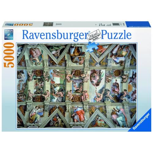 Puzzle 5000 Piezas capilla sixtina ravensburguer capela