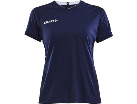 Camiseta de Mujer para Fútbol CRAFT Progress Piqué Azul (L)