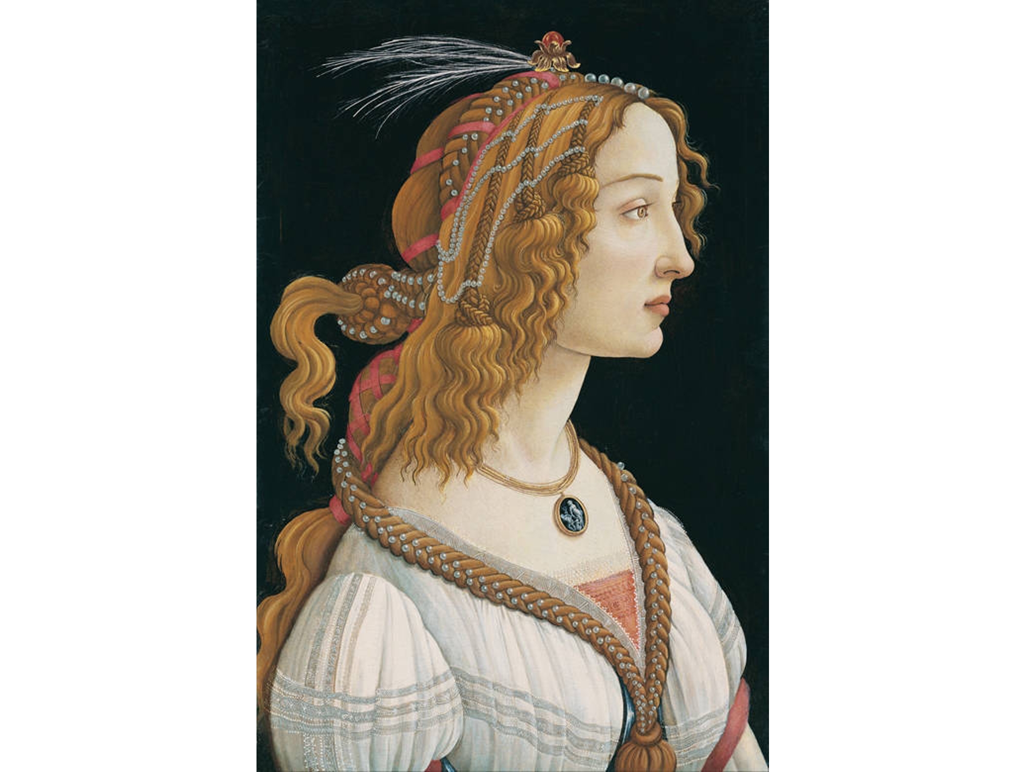 Pantalla Pintada LEGENDARTE Sandro Botticelli Retrato de