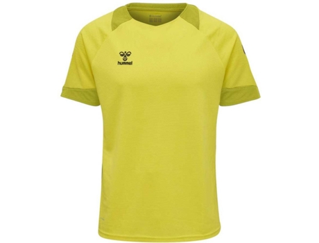 Camiseta de Hombre para Fútbol HUMMEL Lead Poly Amarillo (XL)