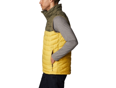 Chaleco COLUMBIA Poliéster Hombre (M - Amarillo)