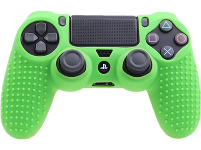 Funda de Silicón WJS CT0837-Green para PS4 (Verde)