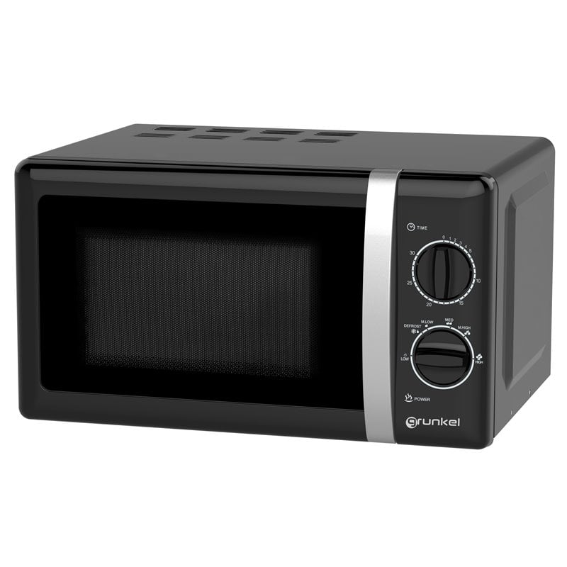 Microondas GRUNKEL MW-20NEGRO (20 L - Con Grill - Negro)