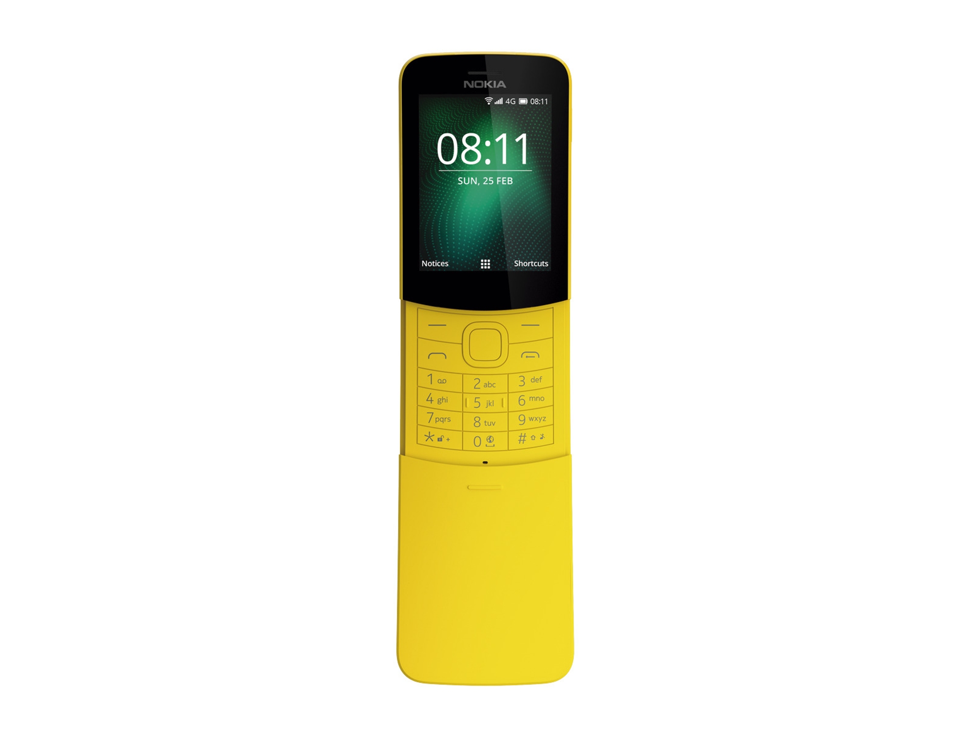 Teléfono móvil NOKIA 8810 (2.4'' - 4G - Amarillo)