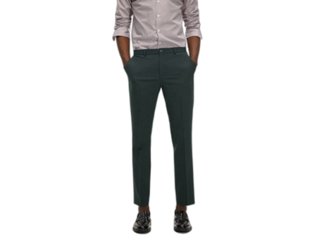 Pantalones SELECTED Hombre (94 - Verde)