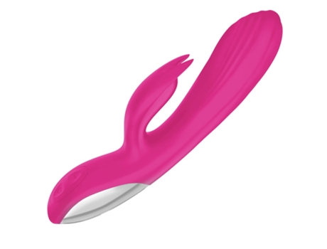 Vibrador de masaje impermeable de doble cabeza de 10 frecuencias para mujeres (rosa) VEANXIN