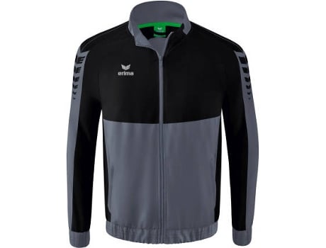 Chaqueta de Presentación para Niños ERIMA Six Wings (Gris y Negro - 12 ans)