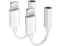 NO BRAND 2 Pack-apple Lightning To 3.5 Mm Headphone Jack Adapter Connector Aux Audio