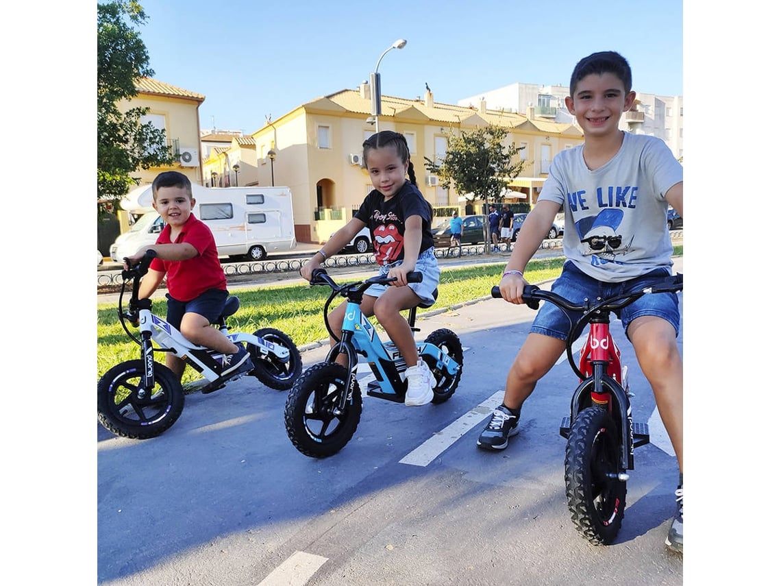 Bicicleta Eléctrica Infantil BIWOND Flash (Edad Mínima: 4 Años - Blanco)