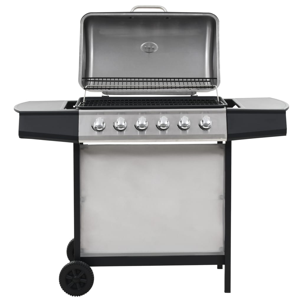 Barbacoa De Gas De 6 Zonas VIDAXL (Plateado - Acero - 112 x 54 x 98)