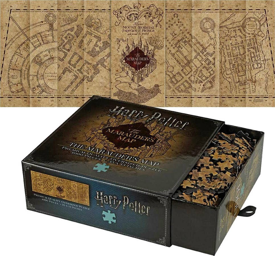 Puzzle HARRY POTTER The Marauder's Map (1000 Piezas)