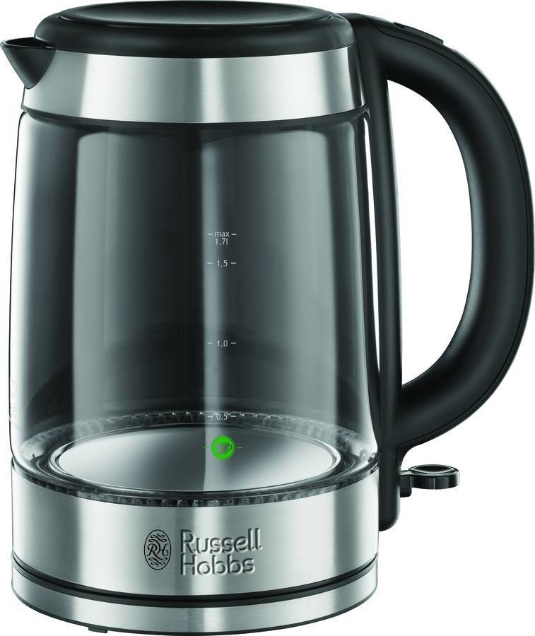 Hervidor Eléctrico RUSSELL HOBBS Glass 21600-70 (2200 W  -  1.7 L)