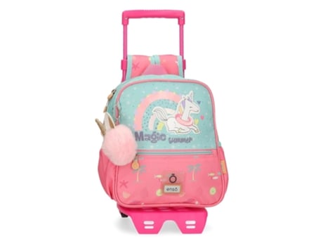 ENSO Mochila Escolar Con Carro Poliéster Magic Summer Multicolor