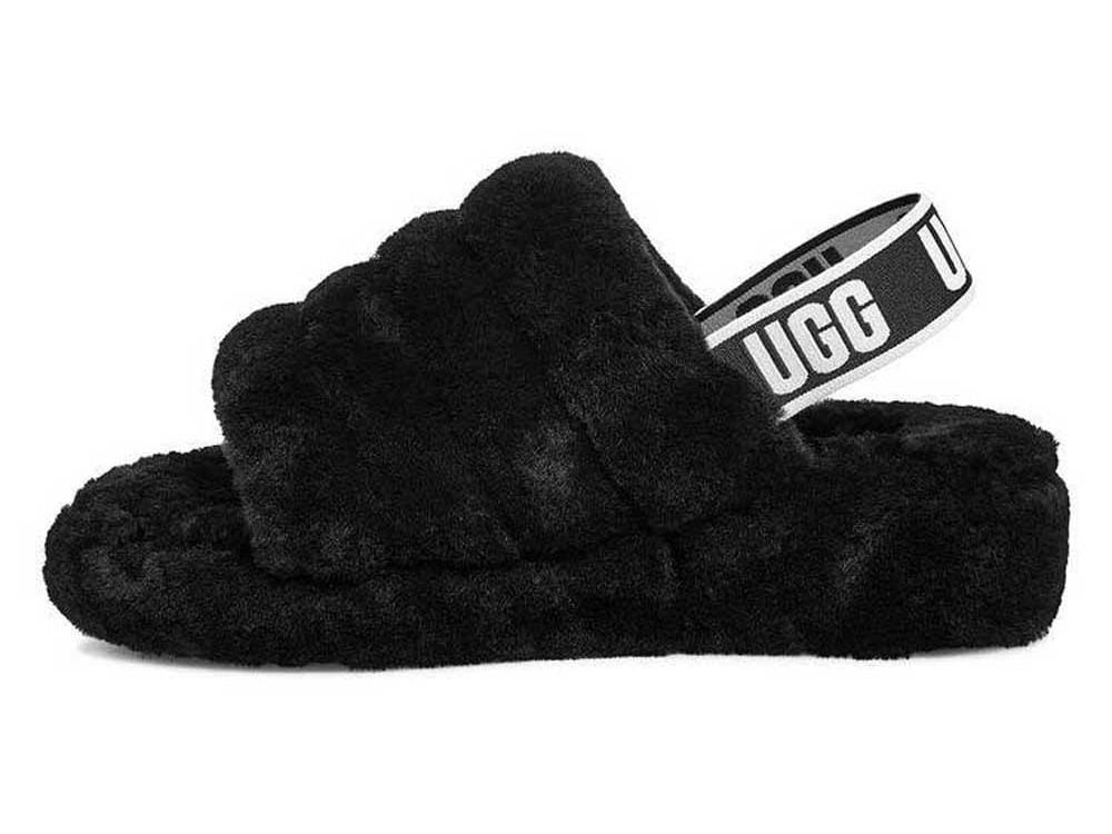 Fluff Yeah Slide chanclas mujer ugg pele natural 37