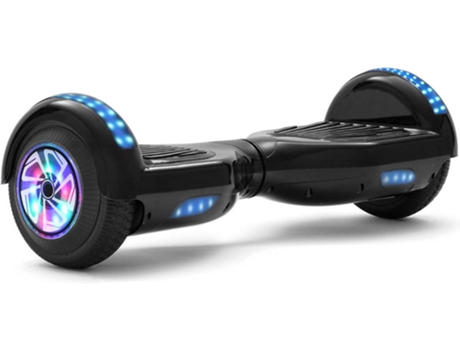 Hoverboard E-RIDES TL4 Negro (Autonomía: 30-60 min| Velocidad Máx: 12 km/h)