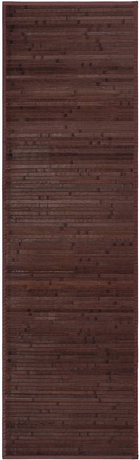 Alfombra LOLAHOME Marrón (200x60 cm - Bambú)