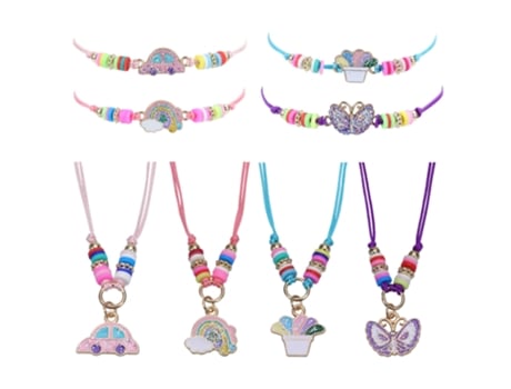 Juegos De Collar De Princesa Para Niña, Joyería Para Niños, Regalo De Fiesta, Joyería Para Niñas Pequeñas, Estilo 1 ZMDECQNA 4 Un