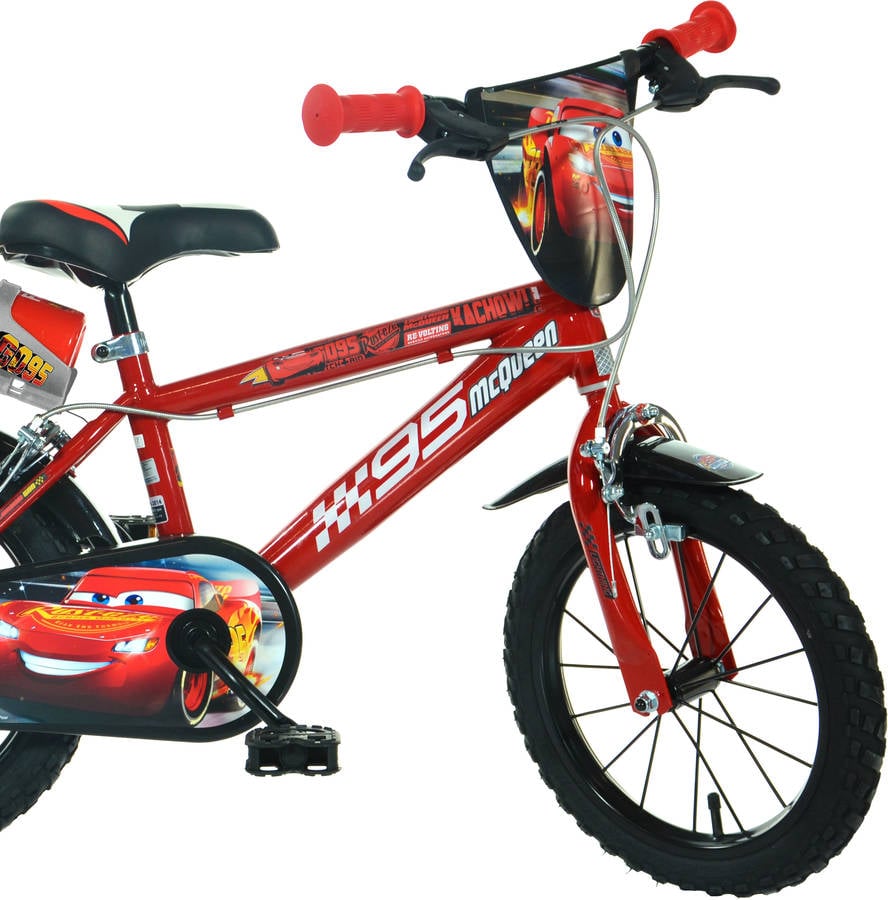 Bicicleta CARS Rojo (Edad Minima: 5 años - 16")